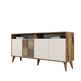 Hanah Home Milan 160 - Nogal y Crema